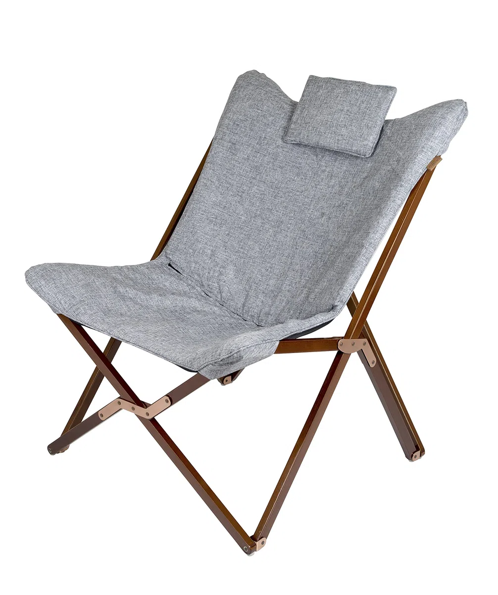 Bo-Camp - Urban Outdoor - Sillón Relax - Bloomsbury - L - Poliéster Oxford - Gris