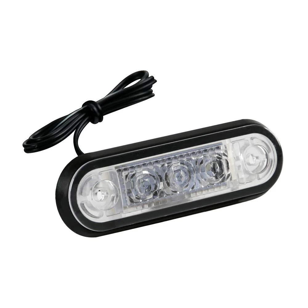 20 pcs Set, Flush Mount, 3 Led Light, 9/32V - White