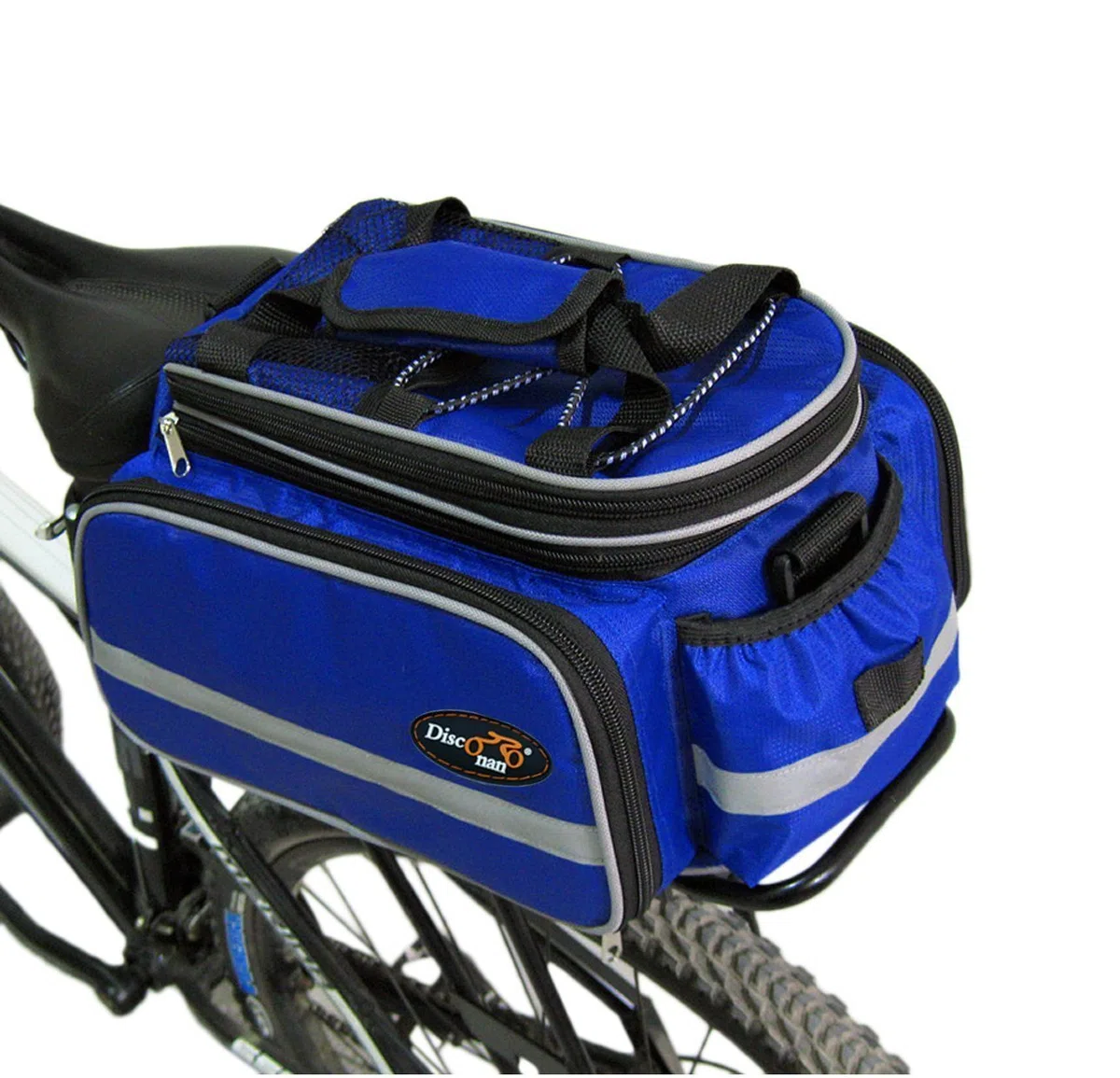 Bolsa de Transporte multifunción Impermeable para Bicicleta de excursión y Bicicleta, Bolsa de Transporte para Equipaje con Cubierta Impermeable (Azul)