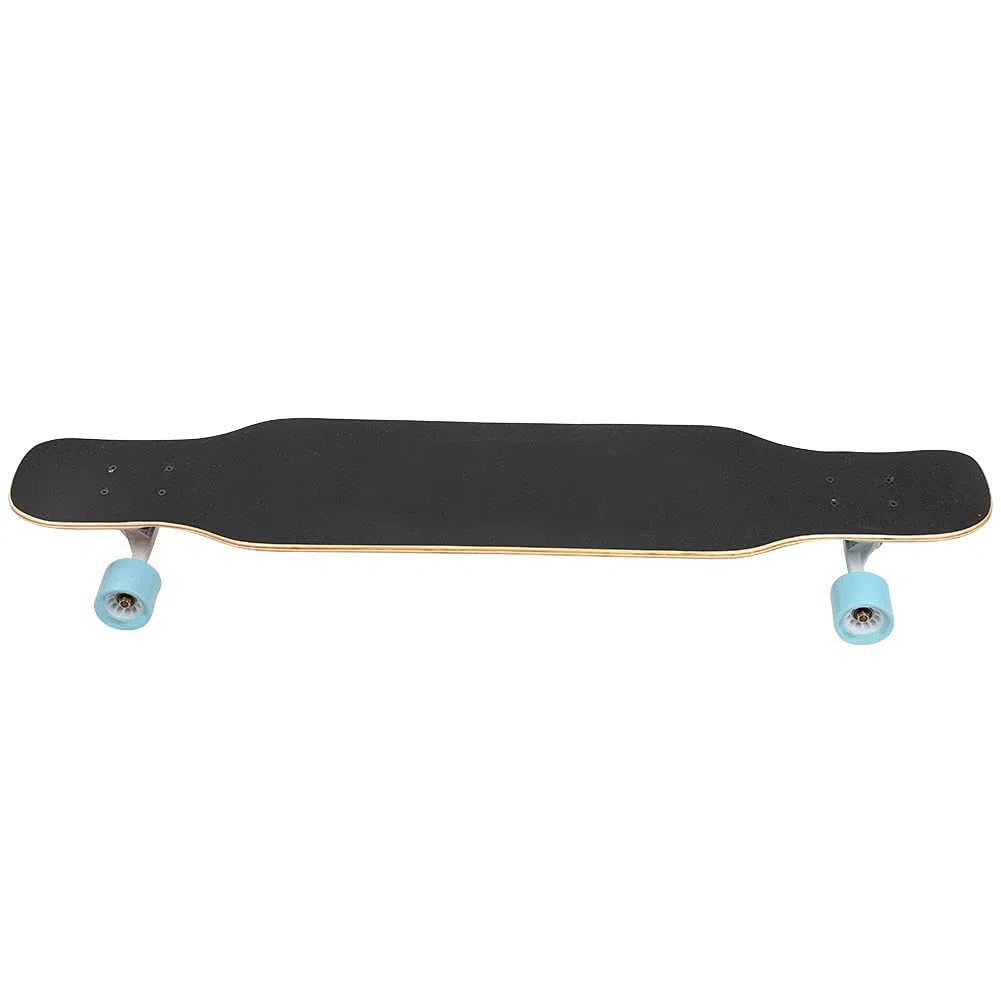 Longboard Profesional de Madera de Arce, Diseño Antideslizante con Cubierta de Arce Duro de 7 Capas con Eje de Acero con Alto Contenido de Carbono, para Adolescentes y Adultos en