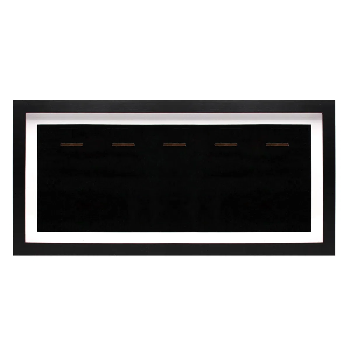 Caja de exhibición de medallas de 20 pulgadas, marco de exhibición de medallas negro para 6 medallas, caja de exhibición de medallas para corredores de triatlón de maratón, fútbol todos los deportes
