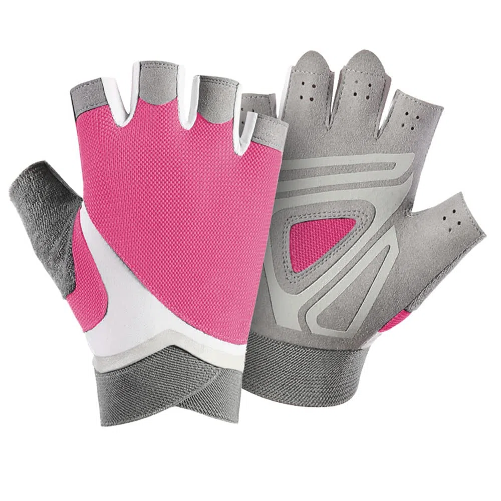 1 par de guantes de gimnasio profesionales para mujer, guantes de entrenamiento para levantamiento de pesas, guantes deportivos transpirables para culturismo, guantes protectores de mano de medi