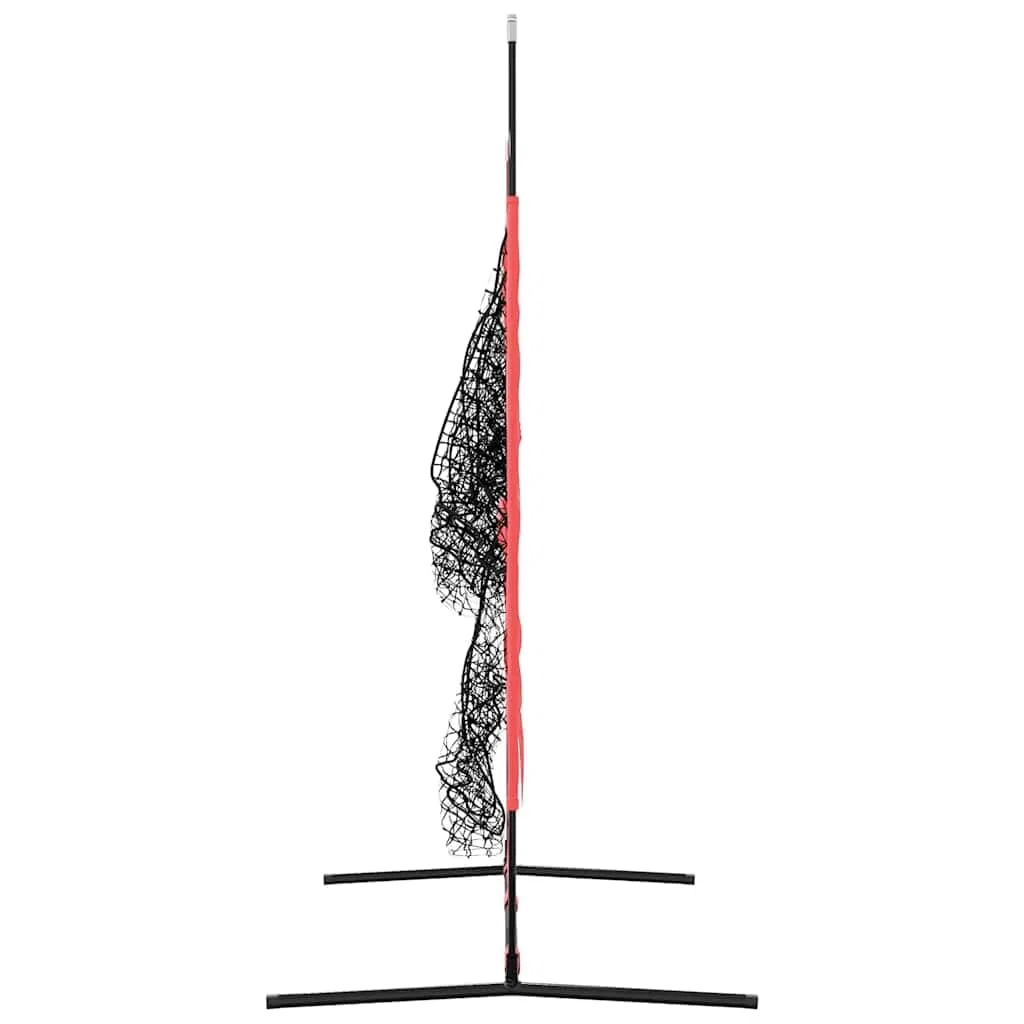 Red de entrenamiento de béisbol con marco de acero resistente, 214,5 x 89,5 x 181 cm