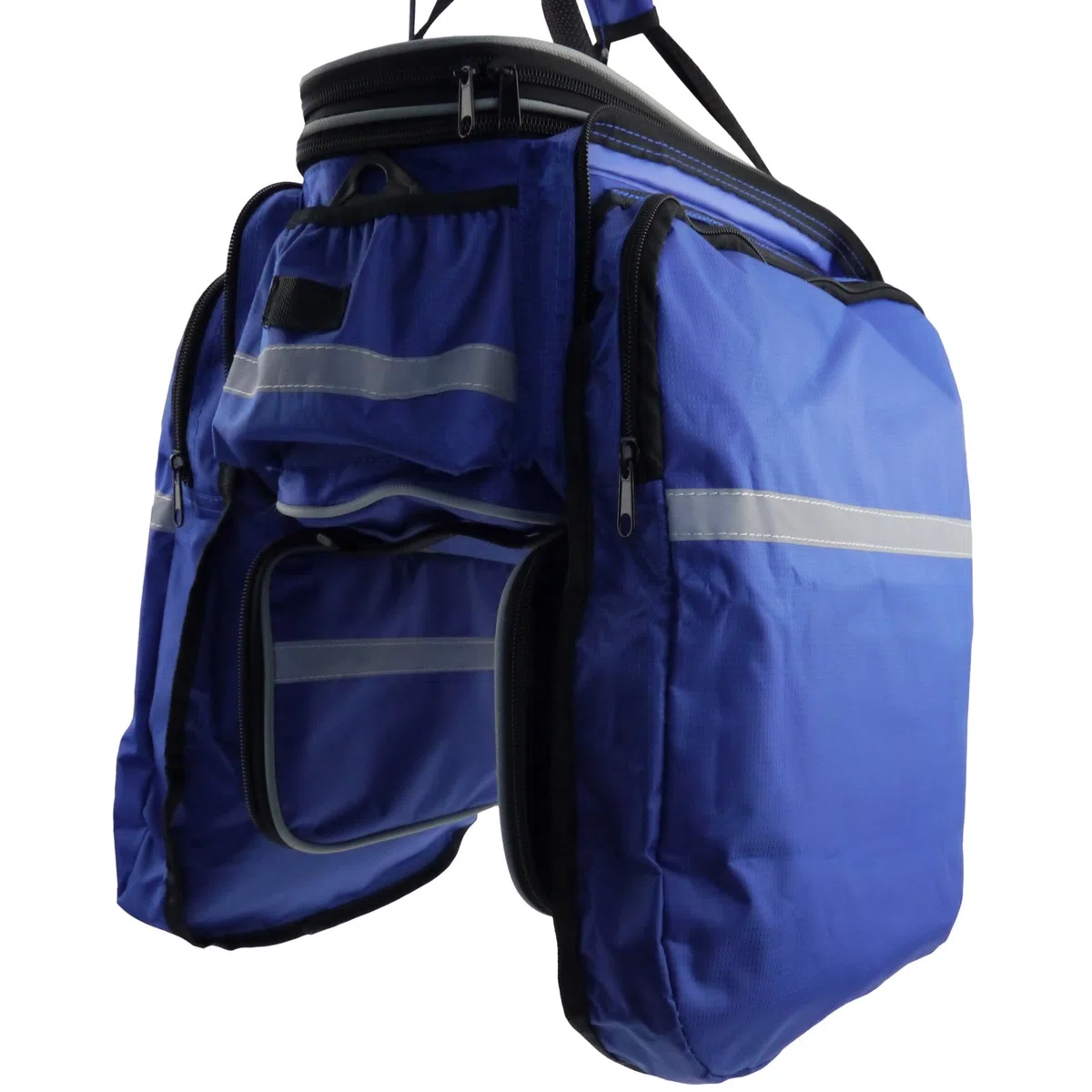 Bolsa de Transporte multifunción Impermeable para Bicicleta de excursión y Bicicleta, Bolsa de Transporte para Equipaje con Cubierta Impermeable (Azul)